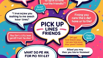 Funny Pick Up Lines for Friends