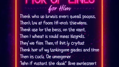 Funny Pick Up Lines for Him