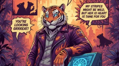 Tiger Rizz Lines