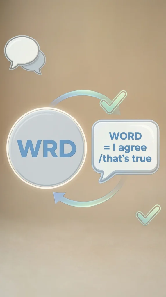 🧠 What Does WRD Mean in Text?