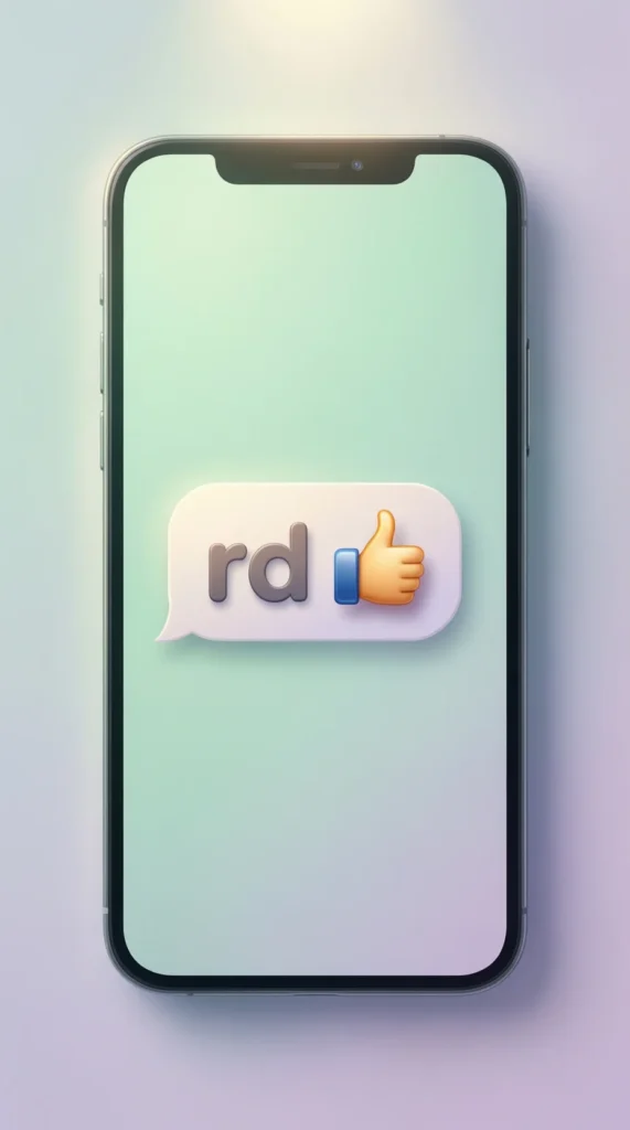 🧠 What Does RD Mean in Text?